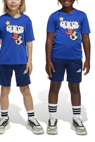 T-shirt et short d'entraînement Essentials - Bleu roi