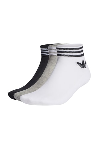 3 paires de chaussettes Island Club Trefoil - Blanc et noir