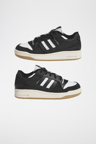 Chaussures de basketball en cuir Forum low - Noir