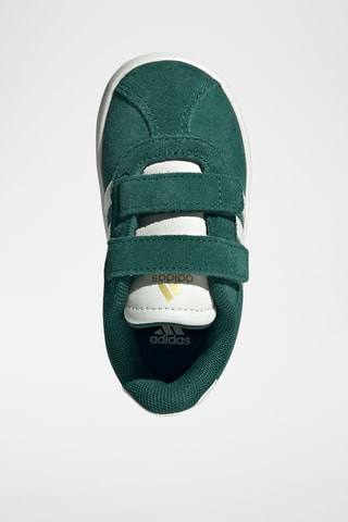 Baskets en nubuck - Vert foncé et blanc
