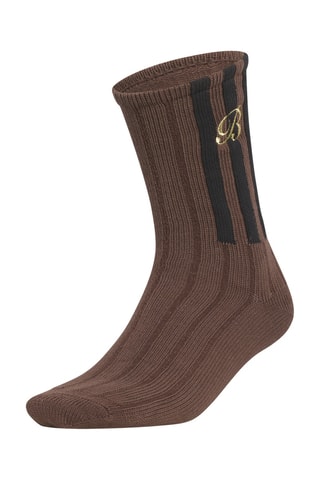 Chaussettes de skateboard - Marron