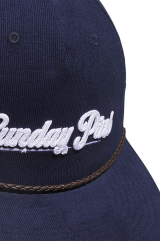 Casquette en velours - Bleu marine