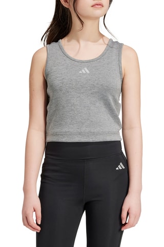 Crop top - Gris chiné