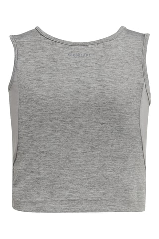 Crop top - Gris chiné