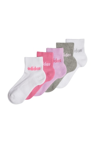 5 paires de chaussettes - Blanc et rose