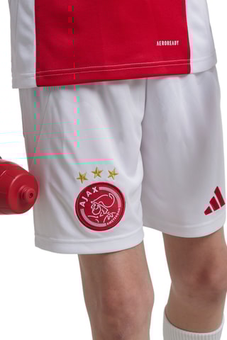 Short de football Ajax Amsterdam - Blanc et bordeaux