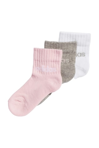3 paires de chaussettes - Rose et blanc