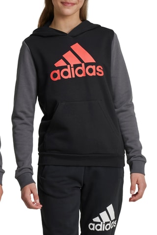 Sweat à capuche - Noir et gris foncé