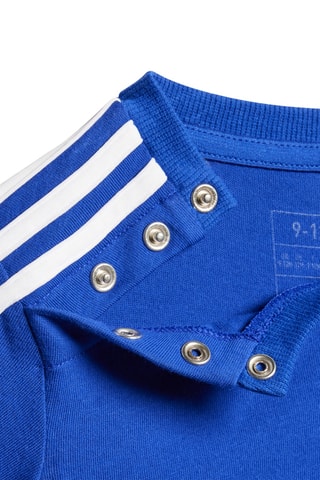 T-shirt et short - Bleu roi et gris clair chiné