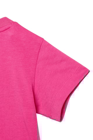 T-shirt - Rose et blanc