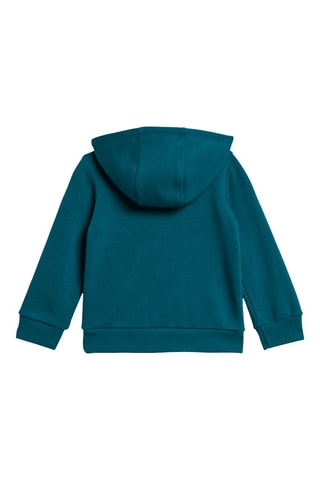 Sweat à capuche et pantalon - Bleu canard et blanc