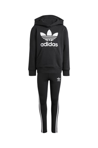 Sweat à capuche et legging - Noir et blanc