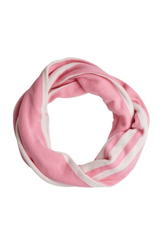 Echarpe - Rose et blanc