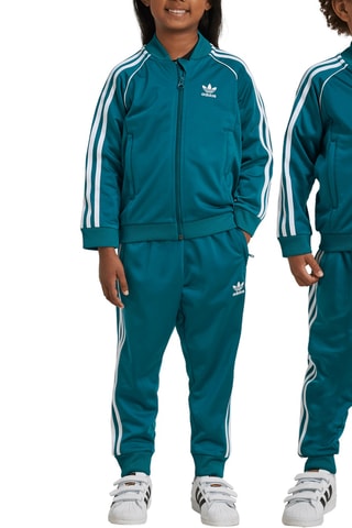 Veste et pantalon - Bleu canard et blanc