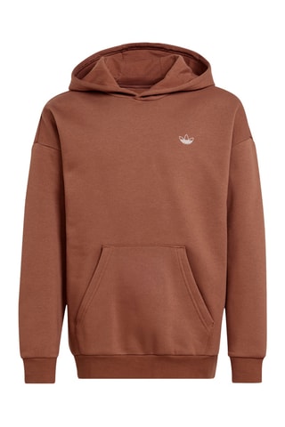 Sweat à capuche polaire - Marron et blanc