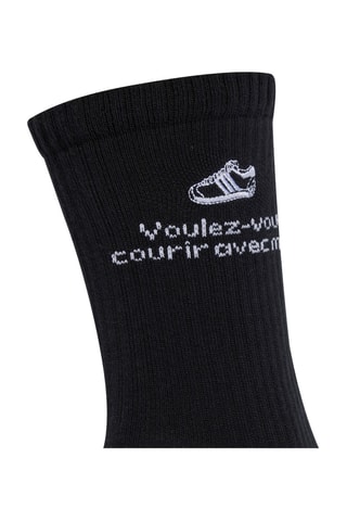 2 paires de chaussettes - Blanc et noir