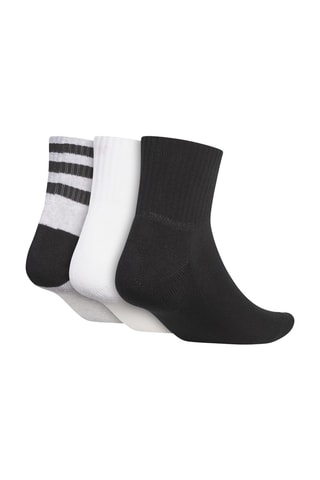 3 paires de chaussettes de skateboard Tyshawn Jones - Blanc et noir