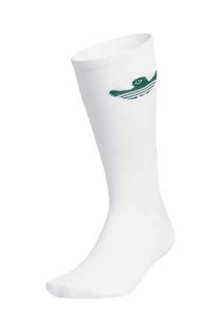 Chaussettes de skateboard - Blanc et vert foncé