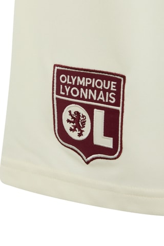 Short de football Olympique Lyonnais - Ecru