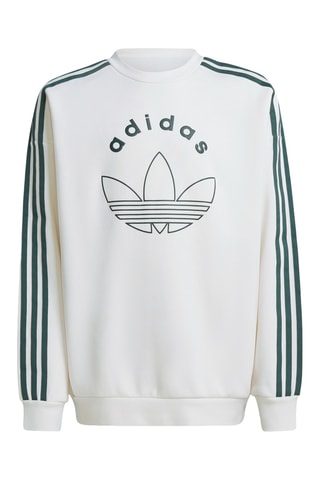 Sweat - Blanc et vert foncé