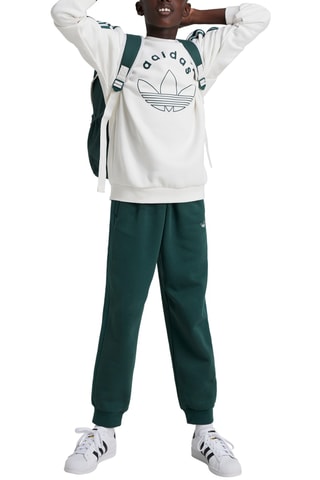 Sweat - Blanc et vert foncé