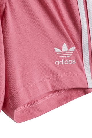 T-shirt et short - Blanc et vieux rose