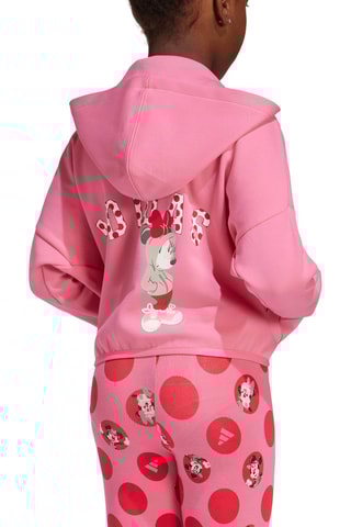 Sweat à capuche Minnie Disney - Rose et rouge