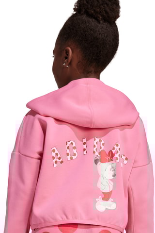 Sweat à capuche Minnie Disney - Rose et rouge