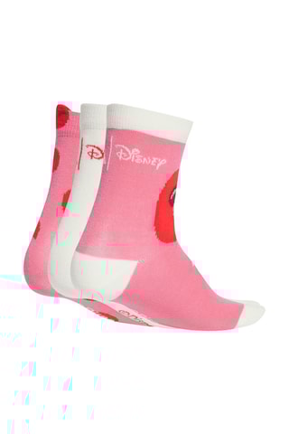 3 paires de chaussettes d’entraînement Minnie Disney - Rose et blanc