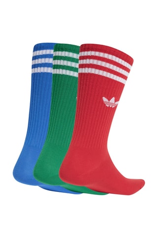 3 paires de chaussettes Originals - Rouge et bleu cobalt
