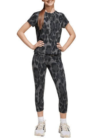 Legging - Gris foncé et noir