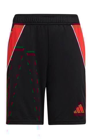 Short d’entraînement Tiro 24 - Noir et rouge