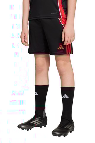 Short d’entraînement Tiro 24 - Noir et rouge