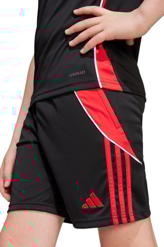Short d’entraînement Tiro 24 - Noir et rouge