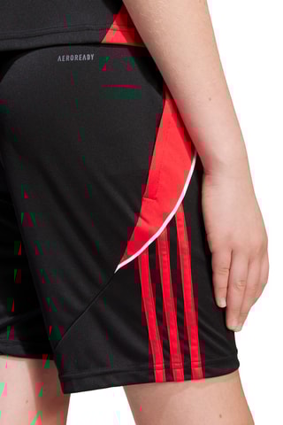 Short d’entraînement Tiro 24 - Noir et rouge