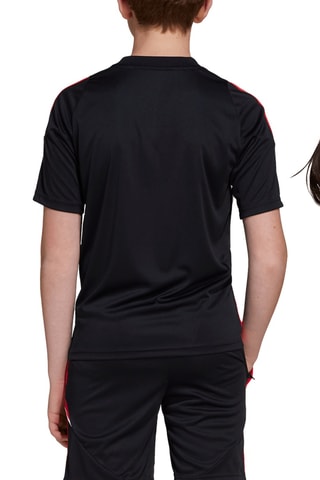 Maillot de football Tiro 24 - Noir et rouge