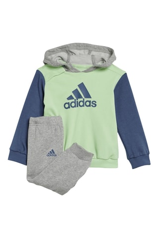 Sweat à capuche et pantalon Essentials Colorblock - Vert clair
