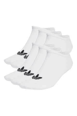 6 paires de socquettes Trefoil Liner - Blanc