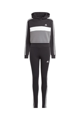 Sweat à capuche et legging - Noir