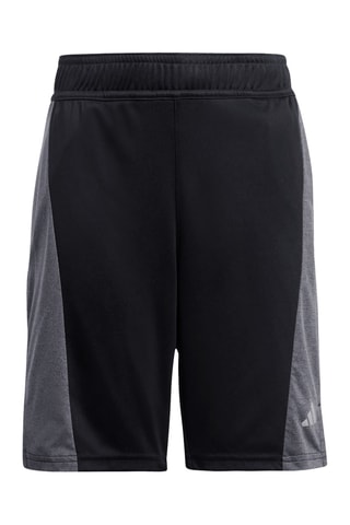 Short d’entrainement taille haute - Noir et gris foncé