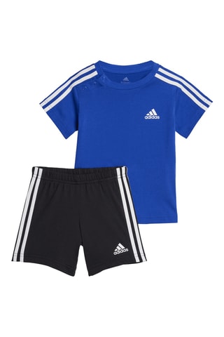 T-shirt et short Essentials - Bleu roi et noir