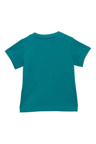 T-shirt - Bleu canard et blanc