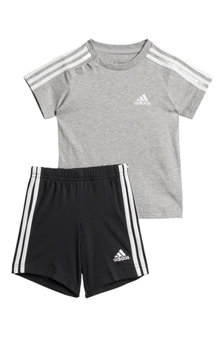 T-shirt et short - Gris clair chiné