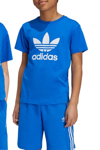 T-shirt - Bleu roi et blanc