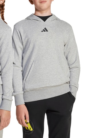 Sweat à capuche Smileyworld - Gris clair chiné