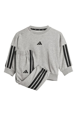 Sweat et pantalon Essentials - Gris chiné et noir