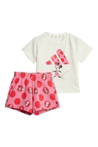 T-shirt et short Minnie Disney - Blanc et rose