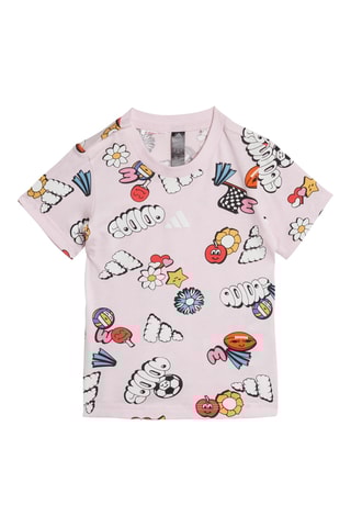 T-shirt et short Seasonal Essentials - Rose poudré