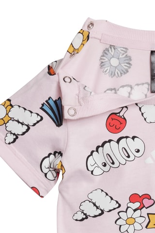 T-shirt et short Seasonal Essentials - Rose poudré