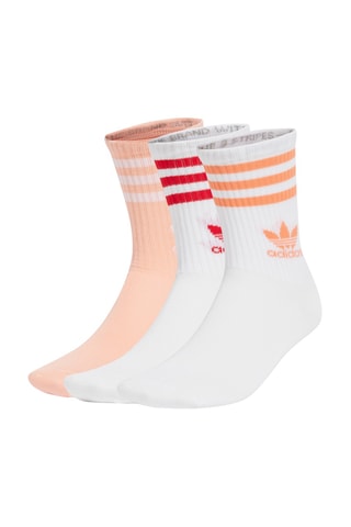 3 paires de chaussettes - Blanc et orange